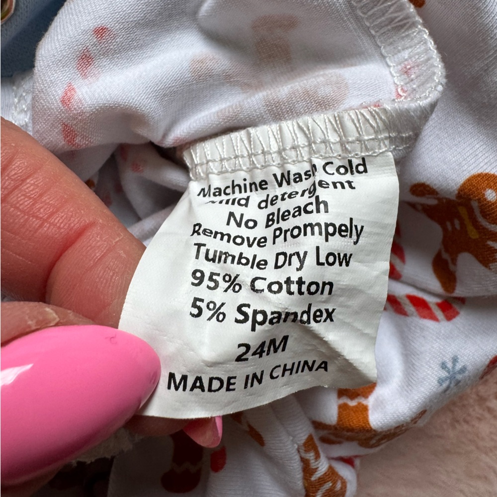 Stitchy Fish Gingerbread Man Romper - Picture 4 of 5